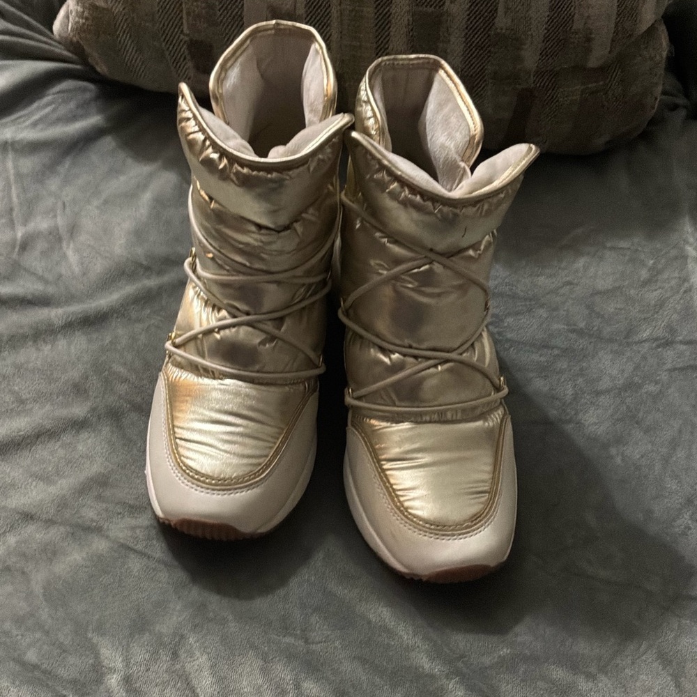 Michael Kors Gold Winter Boots